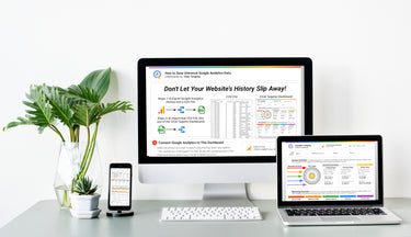 Dashboard: How to Save Universal Google Analytics - Data Studio Template